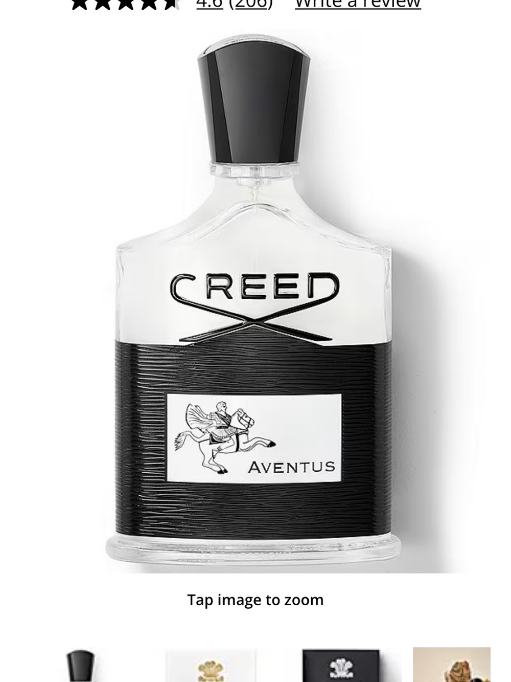 Creed Aventus – Black & Copper Accent Box